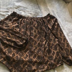 Off the shoulder Rock & Republic top.